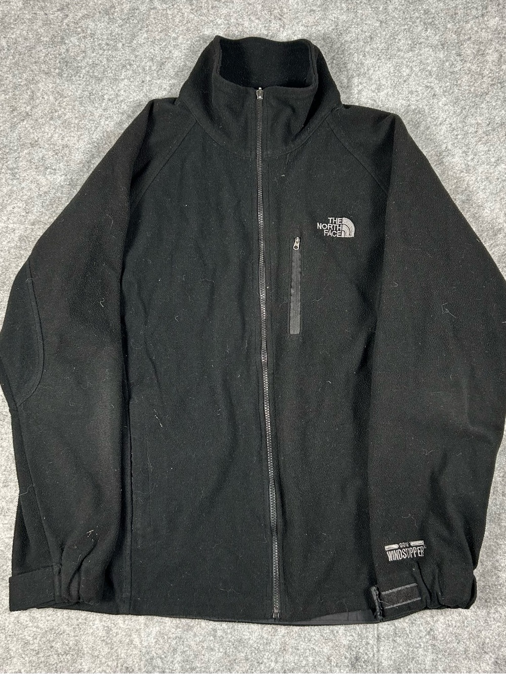 North Face Summit Series jacket Mens Black Fleece Wind Stopper Size XL